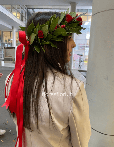 Coroncina laurea top