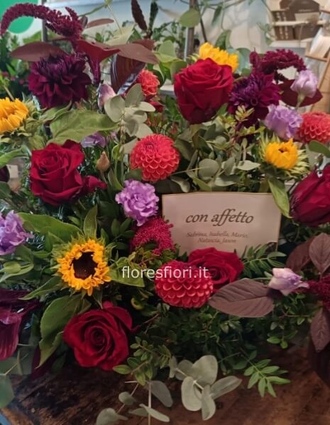 Scrivi importo concordato con fiorista