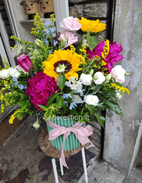 composizione girasole top