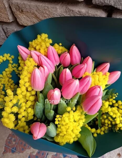 Mazzo DONNA Tulipani Grande